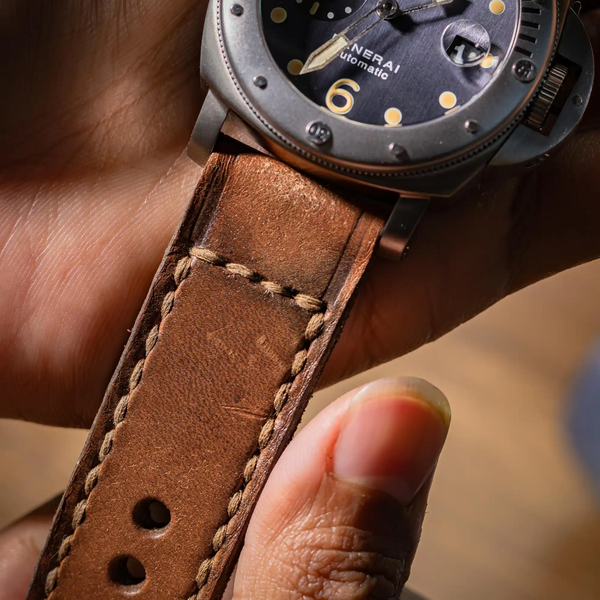 caitlin-8-strap-on-panerai-luminor-submersible-PAM00106-made-by-Gunny-Straps
