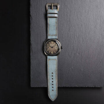 Vague-Blue-Strap-on-Panerai-Radiomir-Otto-Giorni-made-by-Gunny-Straps