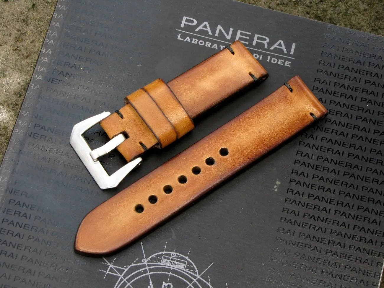 2010 Minimal Stitch Strap for Panerai