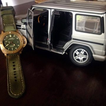 Caitlin 7 Strap for Panerai Luminor Submersible by Gunny Straps