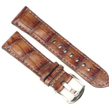 Amber Croco Strap By Gunny Straps