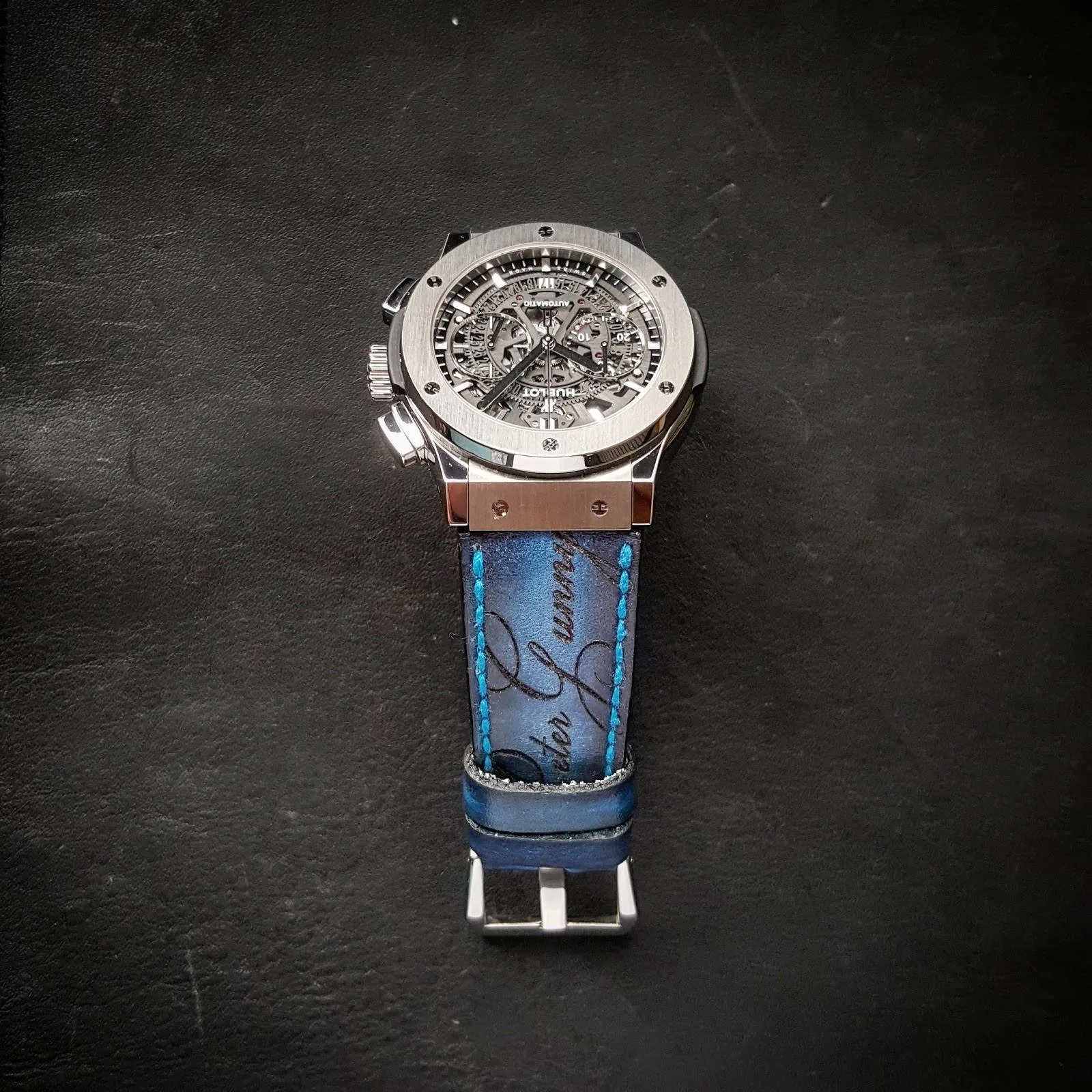 Dafuq Strap on Hublot by Gunny Straps