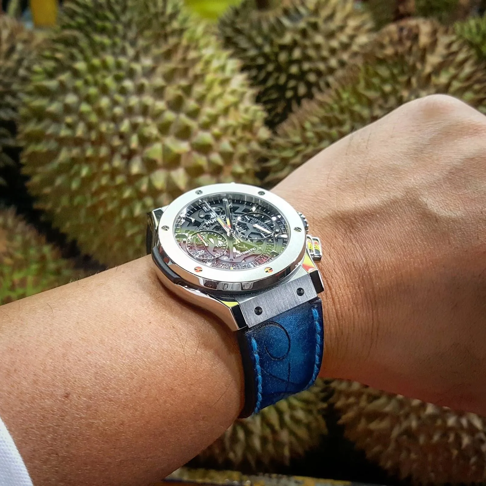 Dafuq Strap on Hublot by Gunny Straps