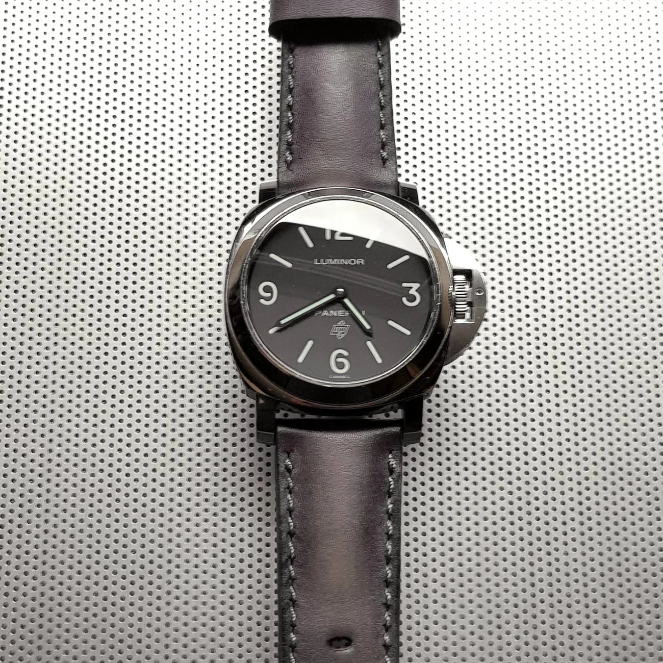 Deep Grey Strap for Panerai PAM372 by Gunny Straps