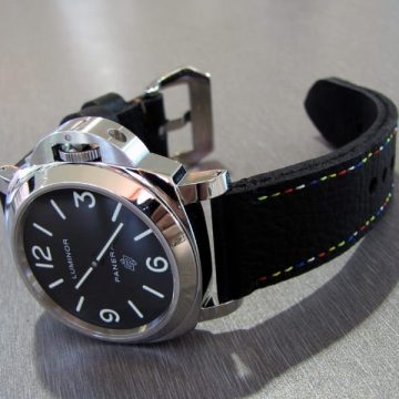 317 Multicolore Stitch Strap for Panerai Luminor by Gunny Straps