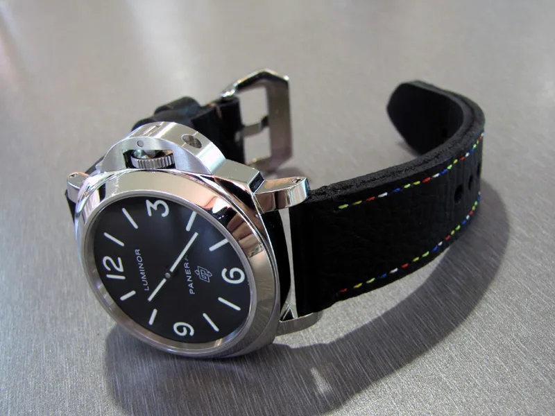 317 Multicolore Stitch Strap for Panerai Luminor by Gunny Straps