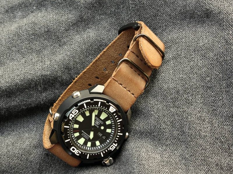 Tan Single Pass Strap by Gunny Straps