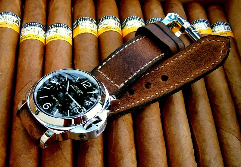 339 strap for panerai by Gunny Straps