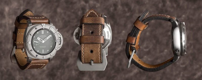 339 strap for panerai by Gunny Straps