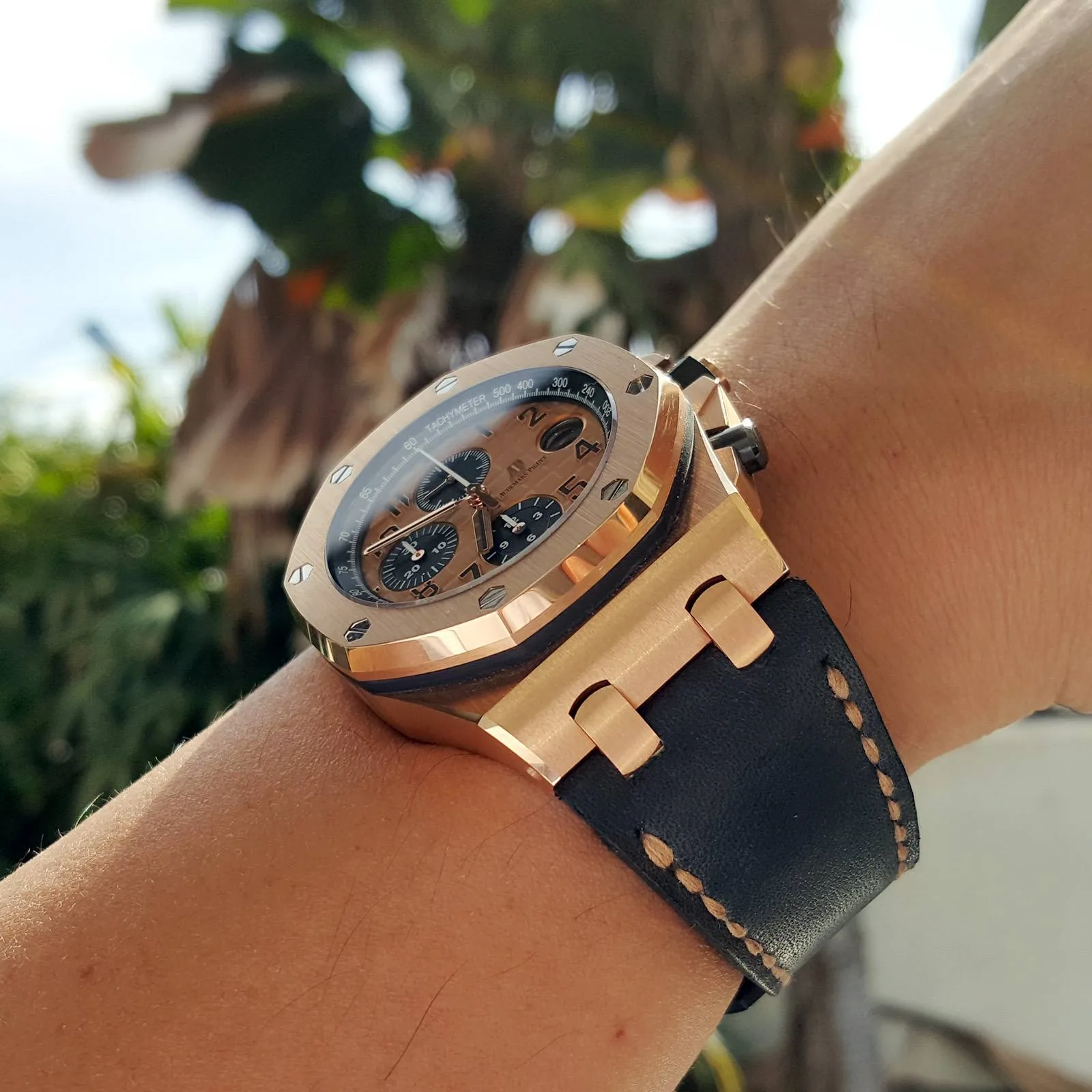 Audemars Piguet Straps - Charcoal by Gunny Straps
