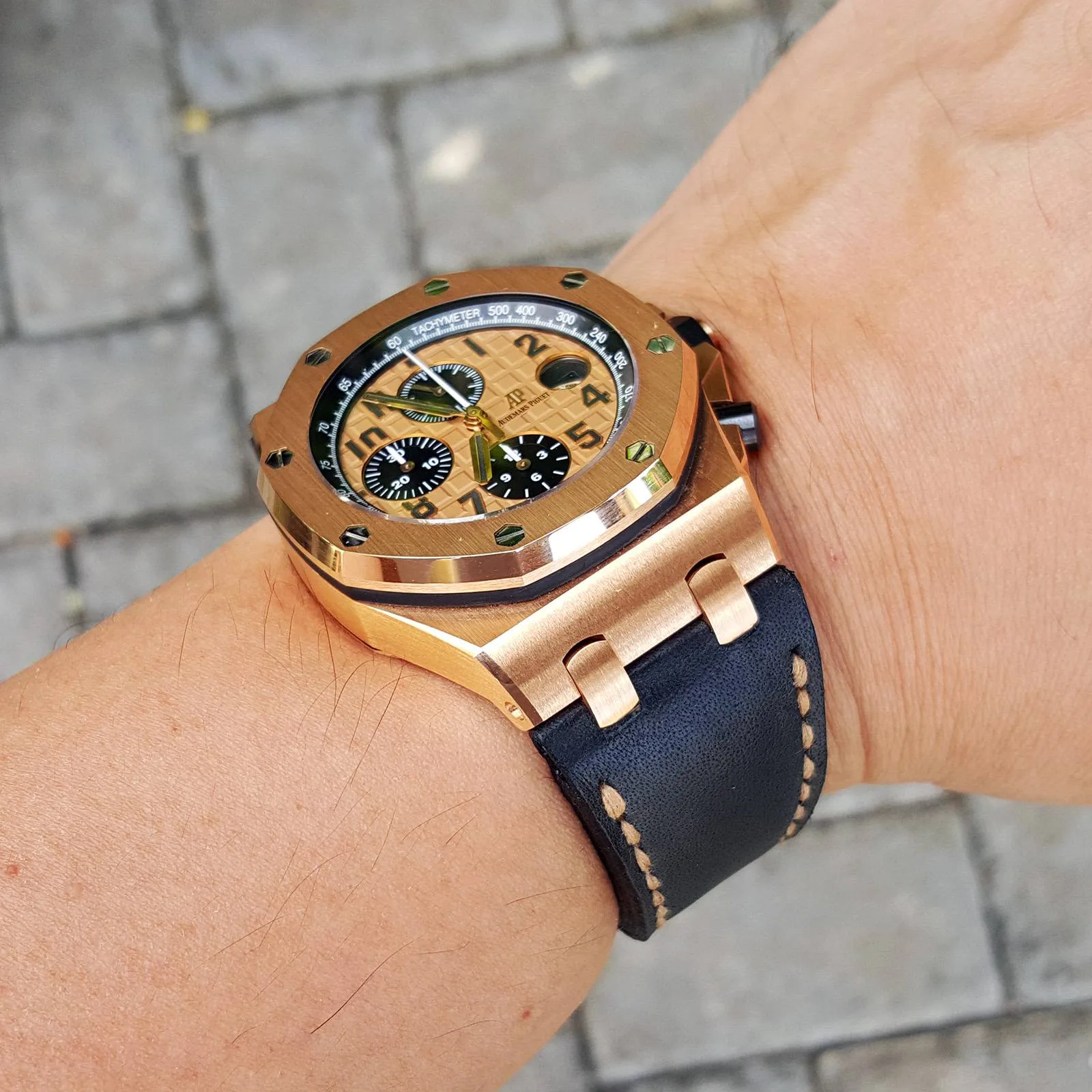 Audemars Piguet Straps - Charcoal by Gunny Straps