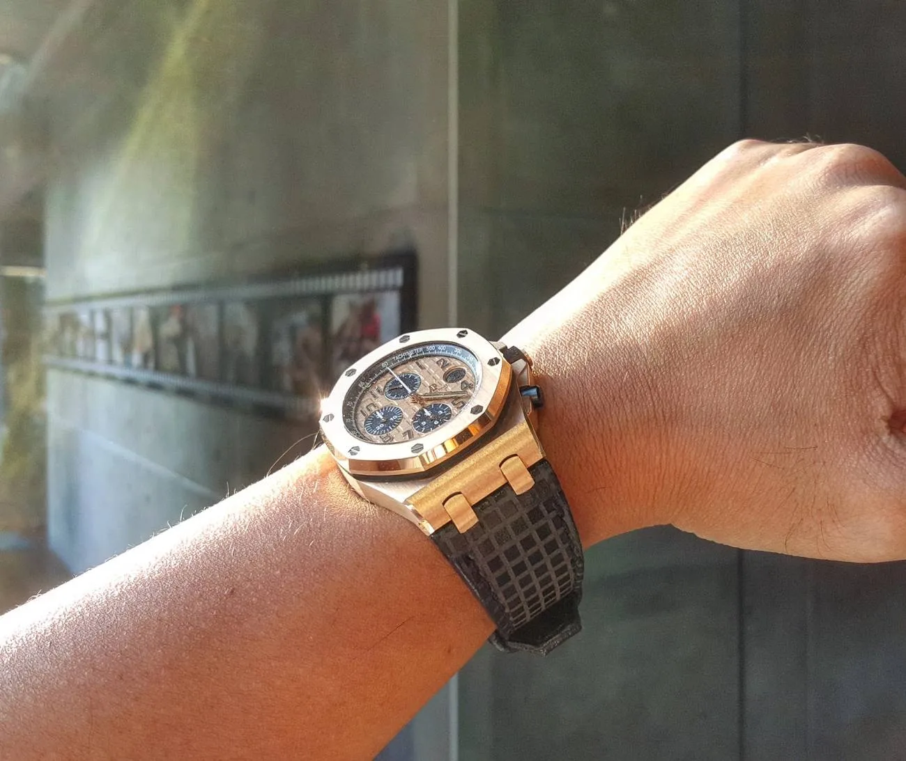 Audemars Piguet Straps - Black Chessboard by Gunny Straps