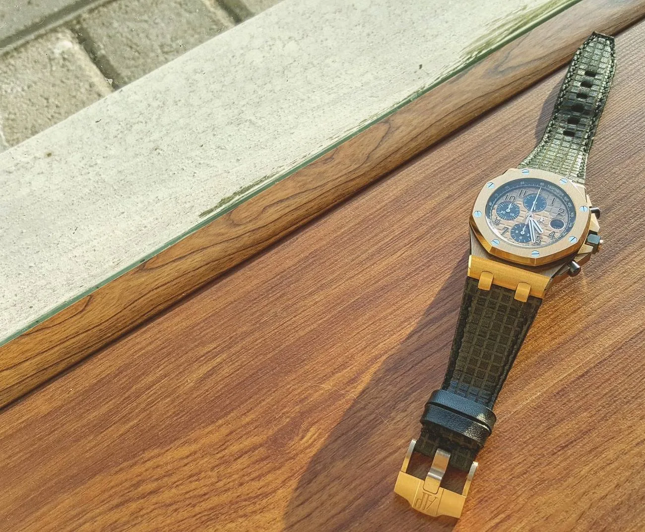 Audemars Piguet Straps - Black Chessboard by Gunny Straps