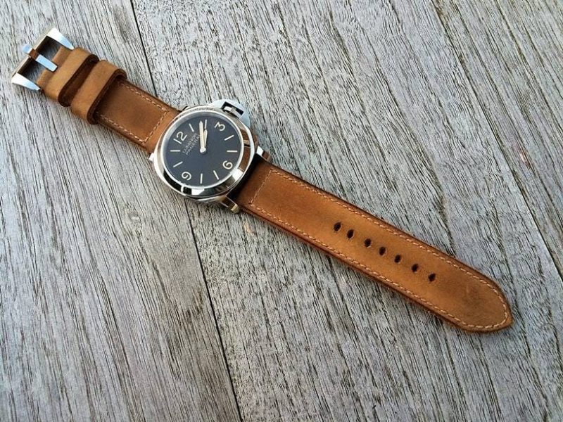 Egypt Strap on Panerai Luminor by Gunny Straps