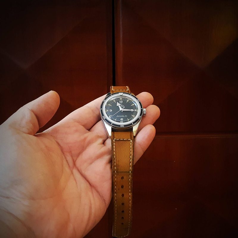 LXXIV Leather Strap For Omega Seamaster by Gunny Straps