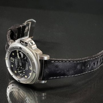Old Tyre Strap for Panerai Luminor by Gunny Straps