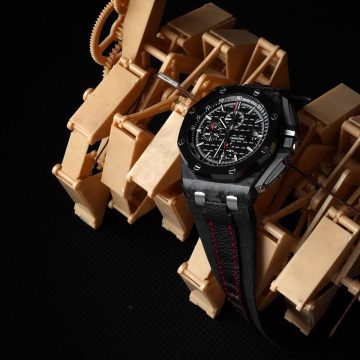 Audemars Piguet Straps – Threesome All Black by Gunny Straps