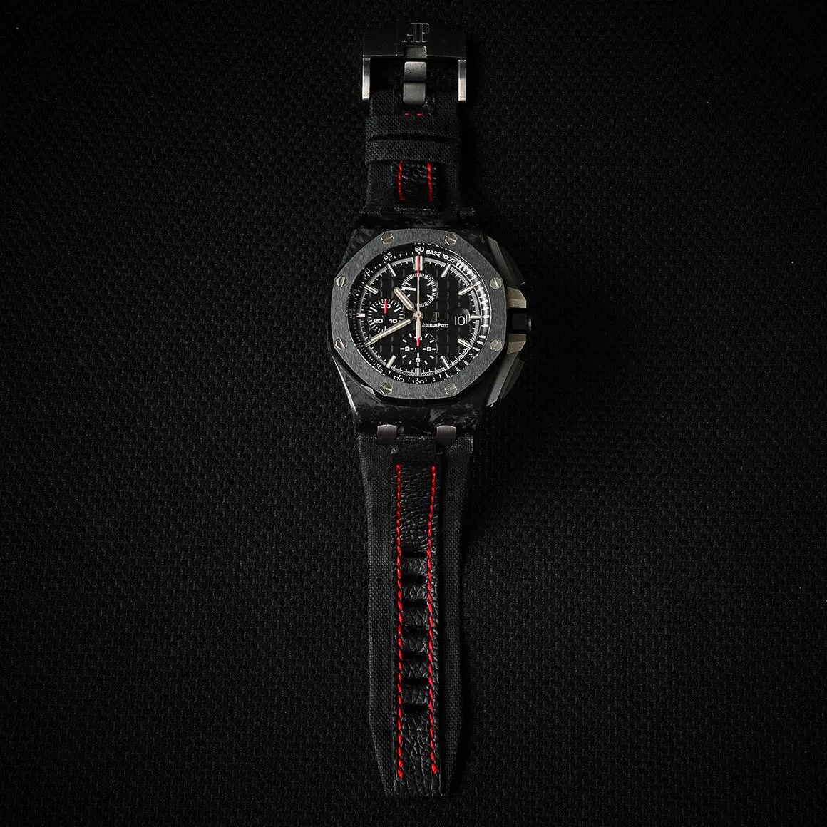 Audemars Piguet Straps – Threesome All Black by Gunny Straps