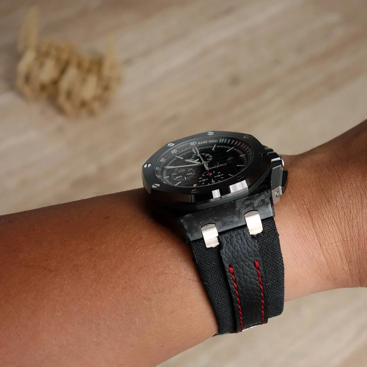 Audemars Piguet Straps – Threesome All Black by Gunny Straps