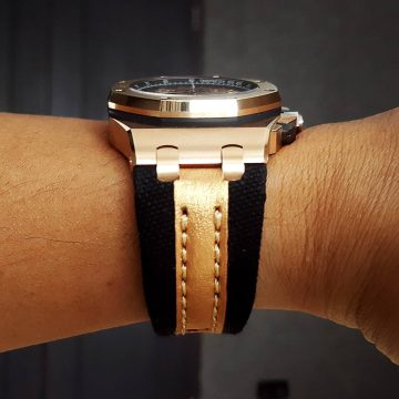 Audemars Piguet Straps – Threesome Black Gold by Gunny Straps
