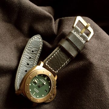 Bronze Strap For Panerai Luminor Submersible by Gunny Strap