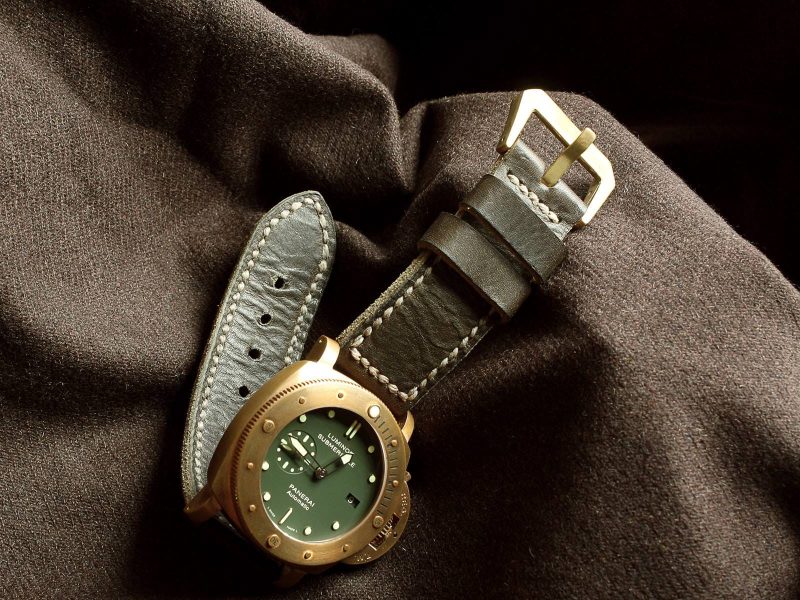 Bronze Strap For Panerai Luminor Submersible by Gunny Strap