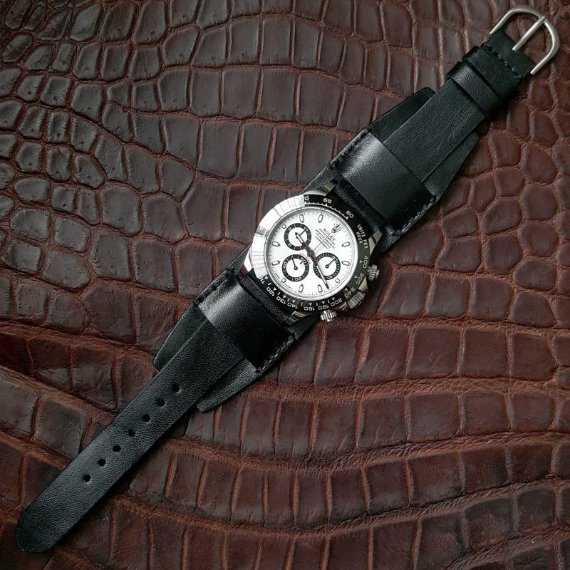 Bund PN style leather strap for rolex