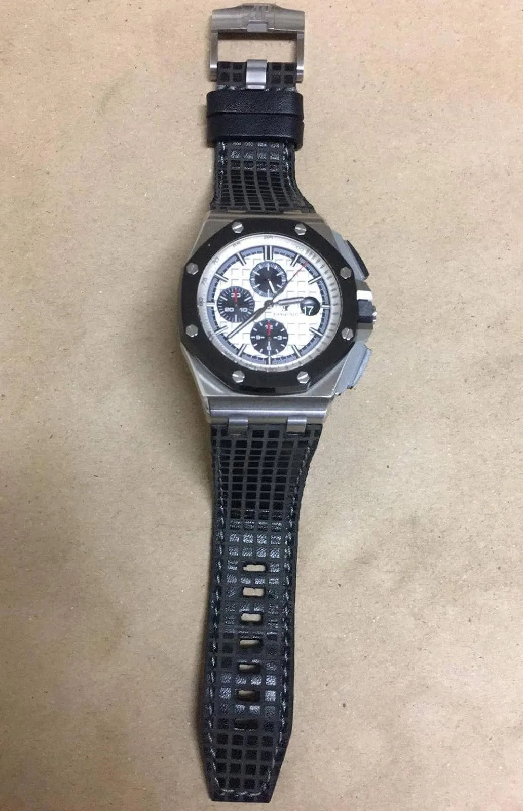 Audemars Piguet Straps - Black Chessboard by Gunny Straps