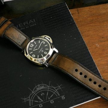Chocolate Fudge Strap for Panerai Submersible by Gunny Straps