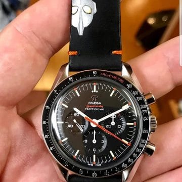 Minimalist Ultraman Leather Strap For Omega Speedmaster by Gunny Straps