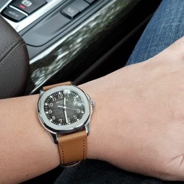 Aquanuts Leather Strap For Patek Philippe by Gunny Straps