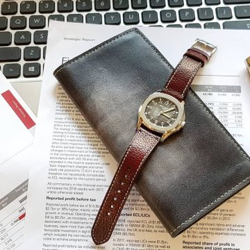 JKW Leather Strap For Patek Philippe Aquanaut 5167A by Gunny Straps