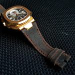 canvas 2 tone black brown on patek 3 by gunny straps official online store