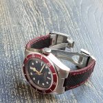 canvas 2 tone black red on tudor watches 3 by gunny straps official online store