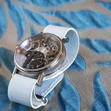 White Flax Single Pass Strap with Hook & Loop by Gunny Straps