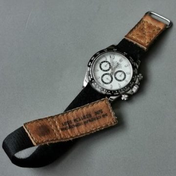NASA Dawn Single Pass Strap For Rolex Daytona by Gunny Straps