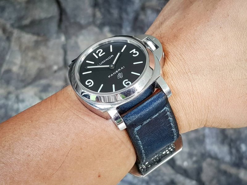 Arillo Blue strap for panerai Luminor by Gunny Straps