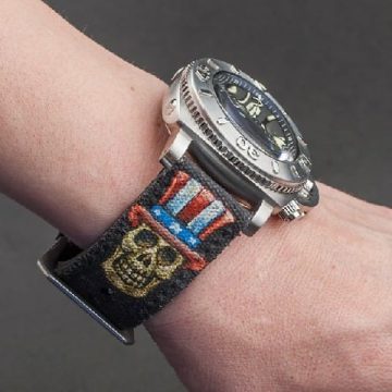 SE Skull - Canvas Watch Strap