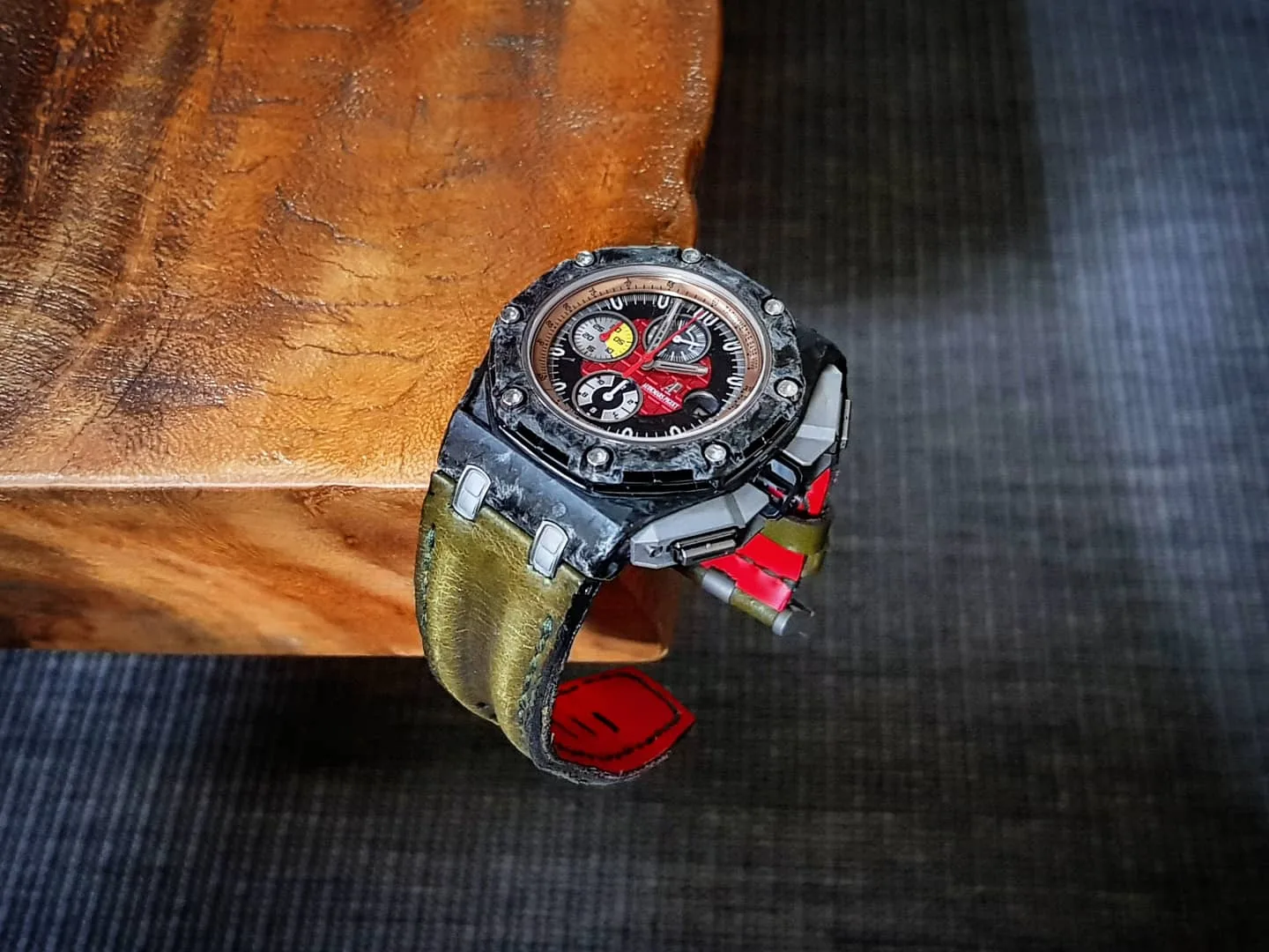 Audemars Piguet Straps - Olive Double Muscular by Gunny Straps