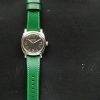 Green Stupa Strap on Panerai Luminor by Gunny Straps
