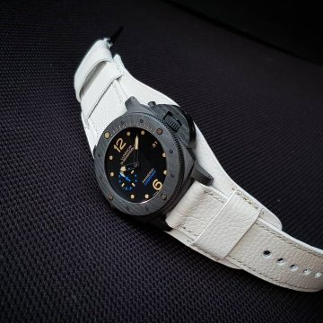 Bund 317 White for Panerai Luminor Submersible by Gunny Straps