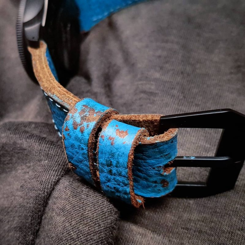 Blue Coral Strap for Panerai Luminor by Gunny Straps