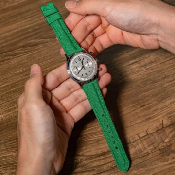 Green-Kevlar-Strap-on-Furlan-Marri-made-by-Gunny-Straps