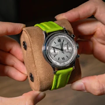 Lime-Kevlar-Strap-on-Furlan-Marri-made-by-Gunny-Straps