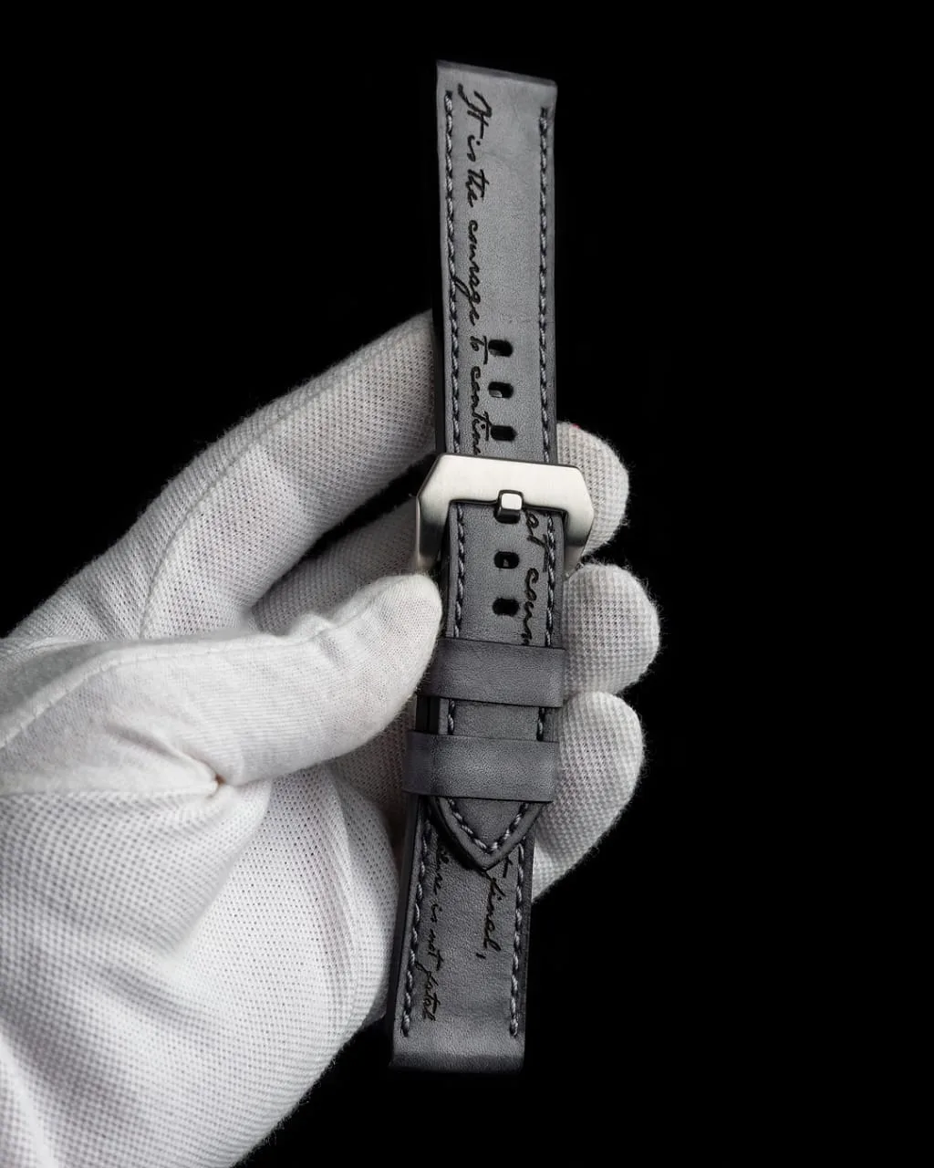 Grey Patina Scritto Strap - Image 4