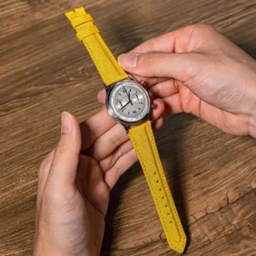 Yellow-Kevlar-Strap-on-Furlan-Marri-made-by-Gunny-Straps