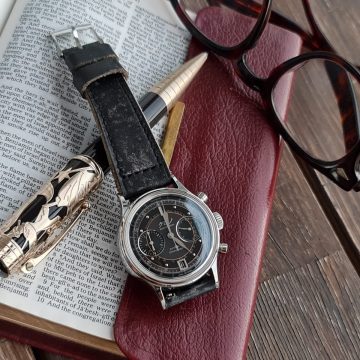 Mission Possible Black (MP Black) - Leather Watch Strap