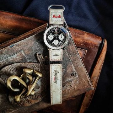 Moonstrap Offwhite Color - Leather Watch Strap