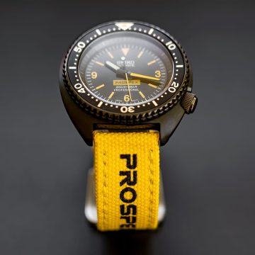 Yellow Canvas Seiko Pasion Edition - Canvas Watch Strap