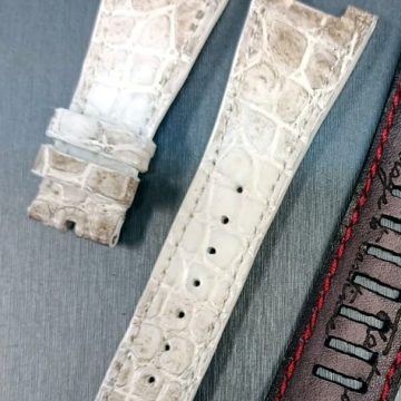 Himalayan Croco Leather Strap by Gunny Straps